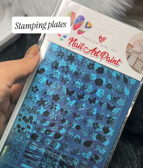 Stamping plates at the Jaipur counter