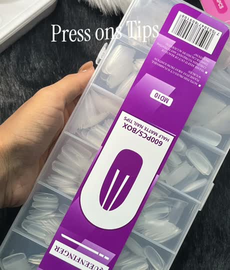 Soft gel tips at the Jaipur counter